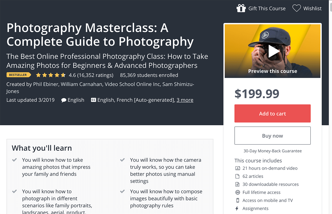 7 Best Photography Courses, Classes And Certificates Online