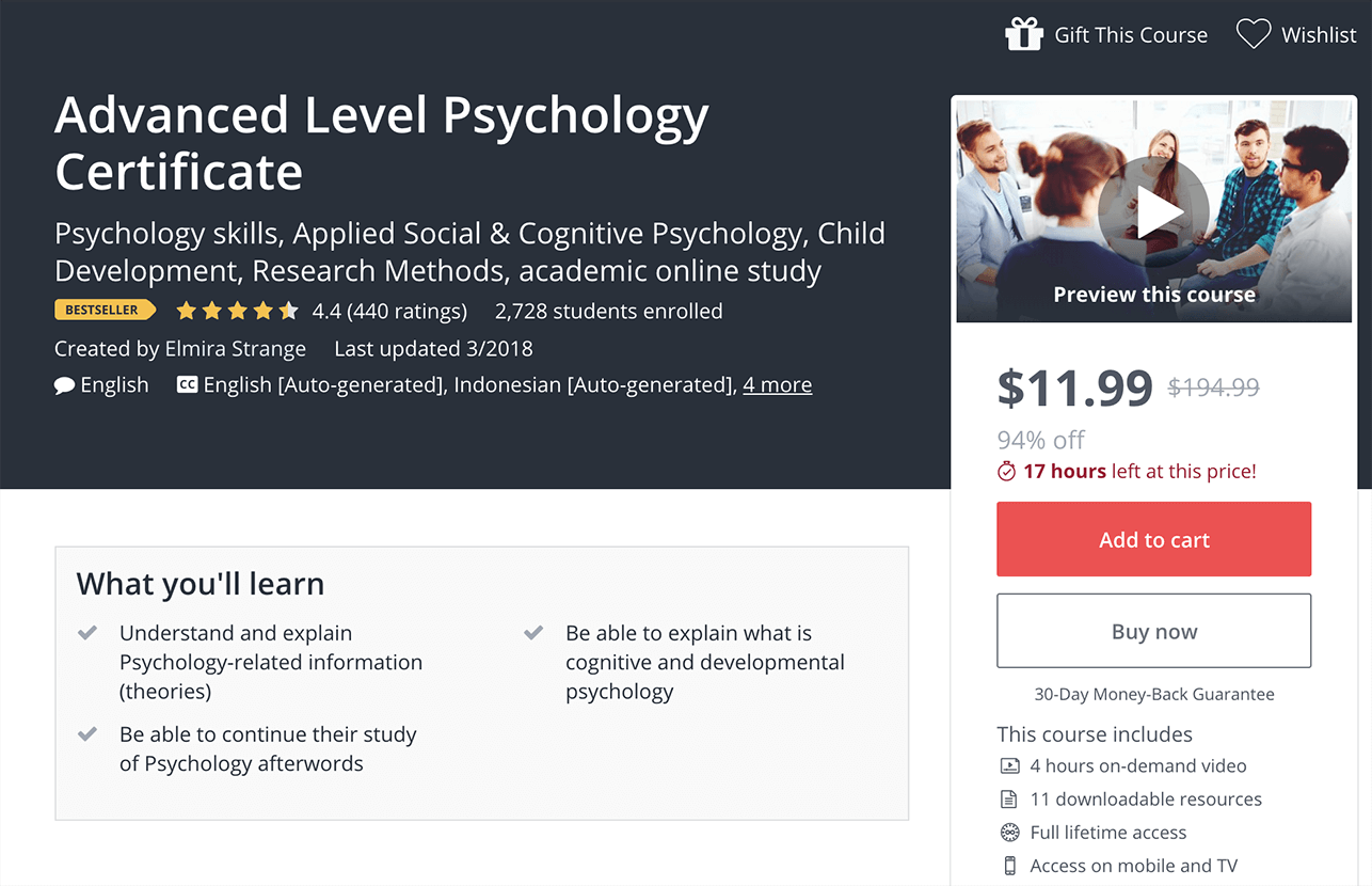 7 Best Psychology Courses, Classes and Tutorials Online