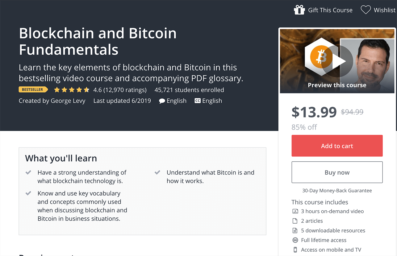 best bitcoin course