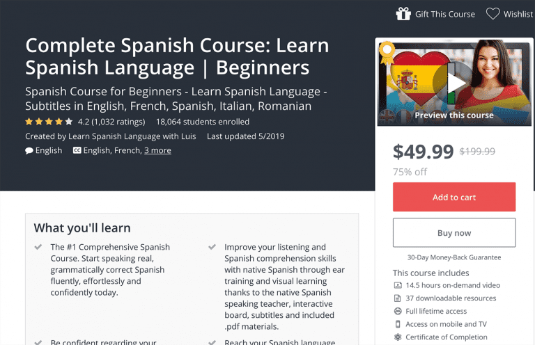 7 Best Spanish Courses, Classes & Programs Online - Venture Lessons