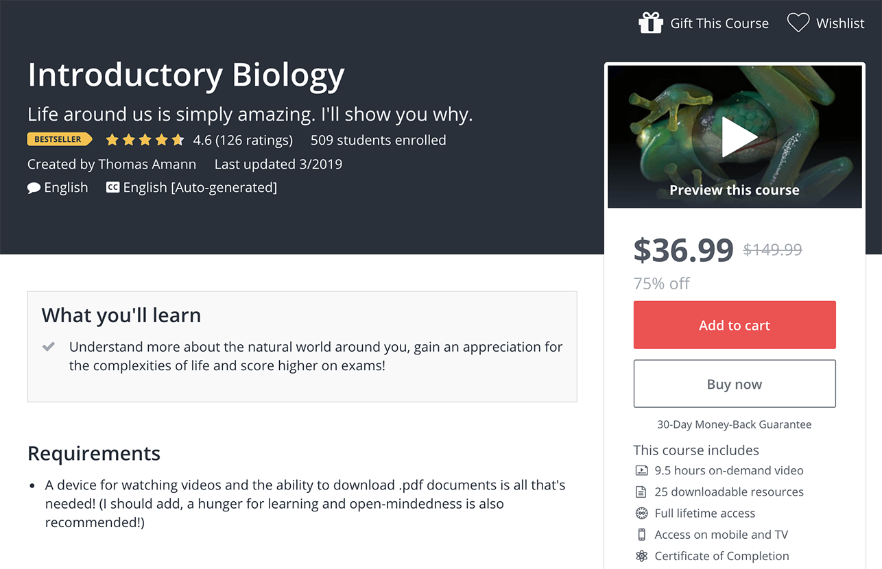 6 Best Biology Courses, Classes and Tutorials Online