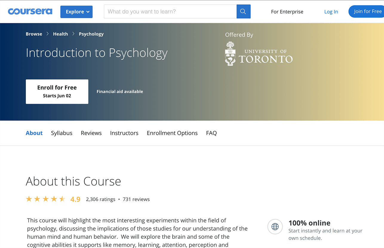 7 Best Psychology Courses, Classes and Tutorials Online