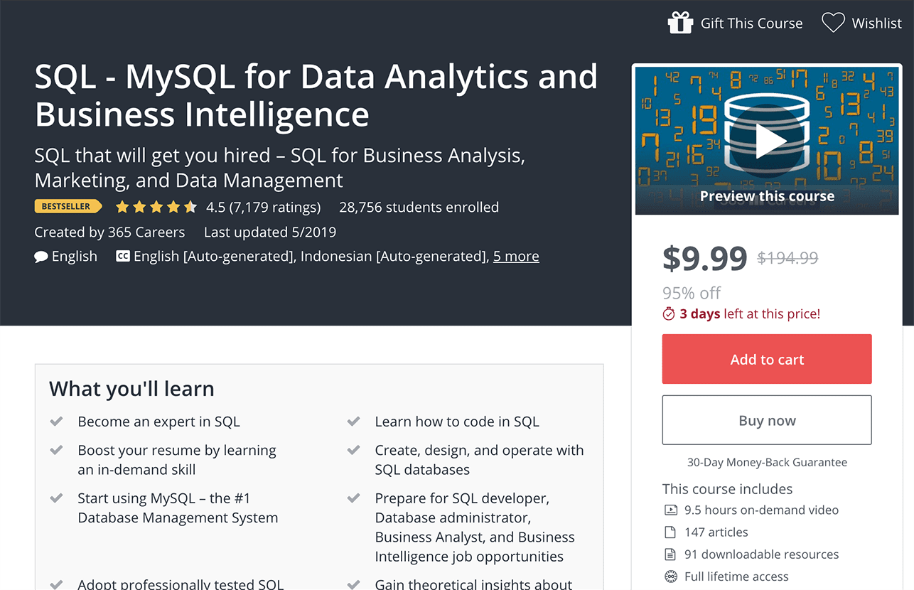 7 Best Business Intelligence Courses, Classes & Certificates Online