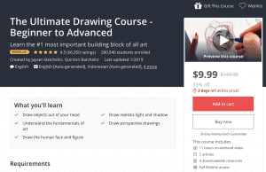 7 Best Drawing Courses, Classes, Tutorials with Certificates Online
