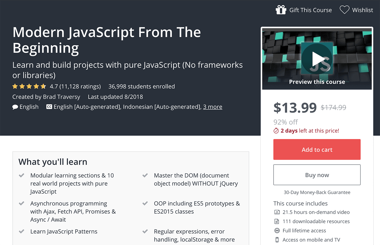 9 Best JavaScript Programming Courses, Classes + Tutorials Online