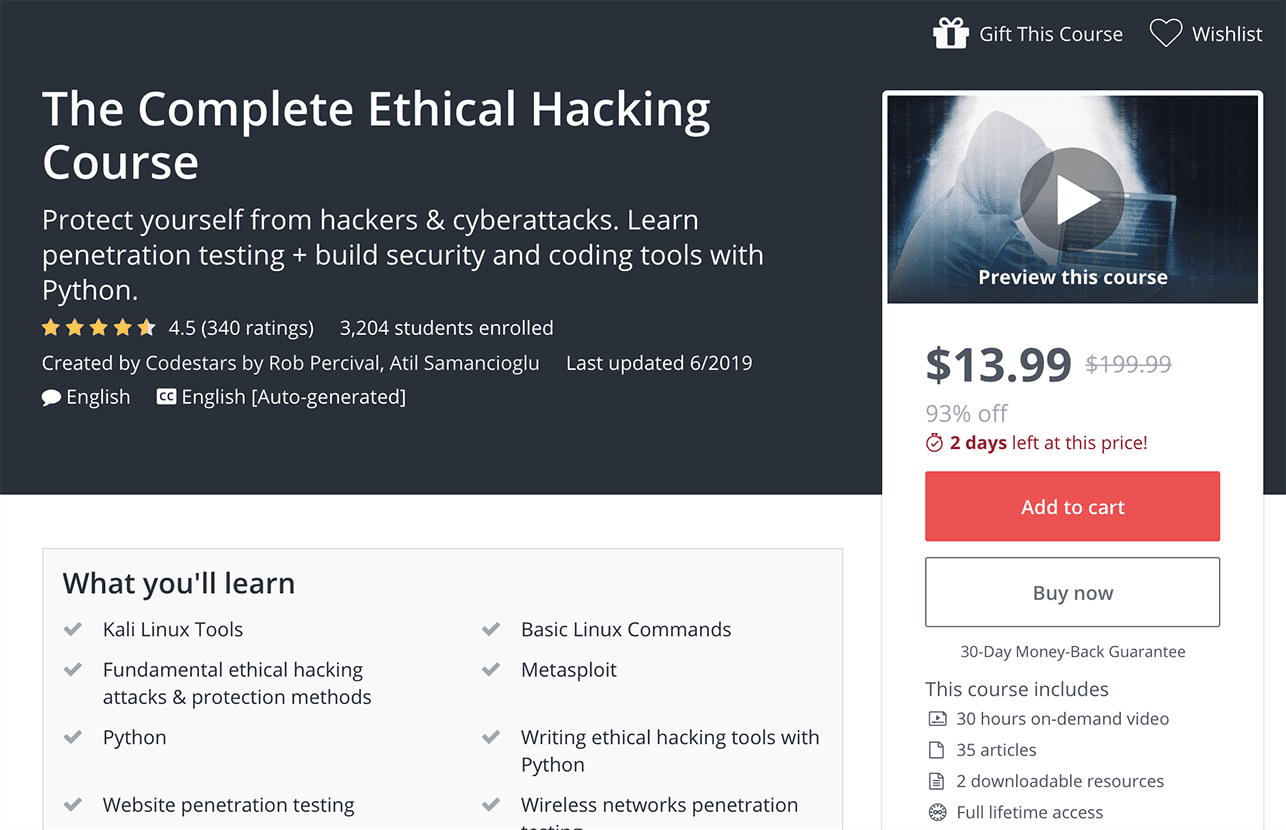 5 Best Ethical Hacking Courses & Classes With A Certificate Online