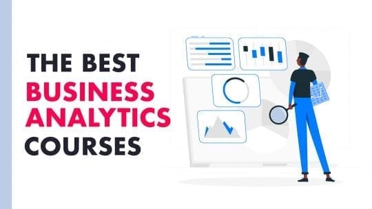 business analytics courses feature graphic